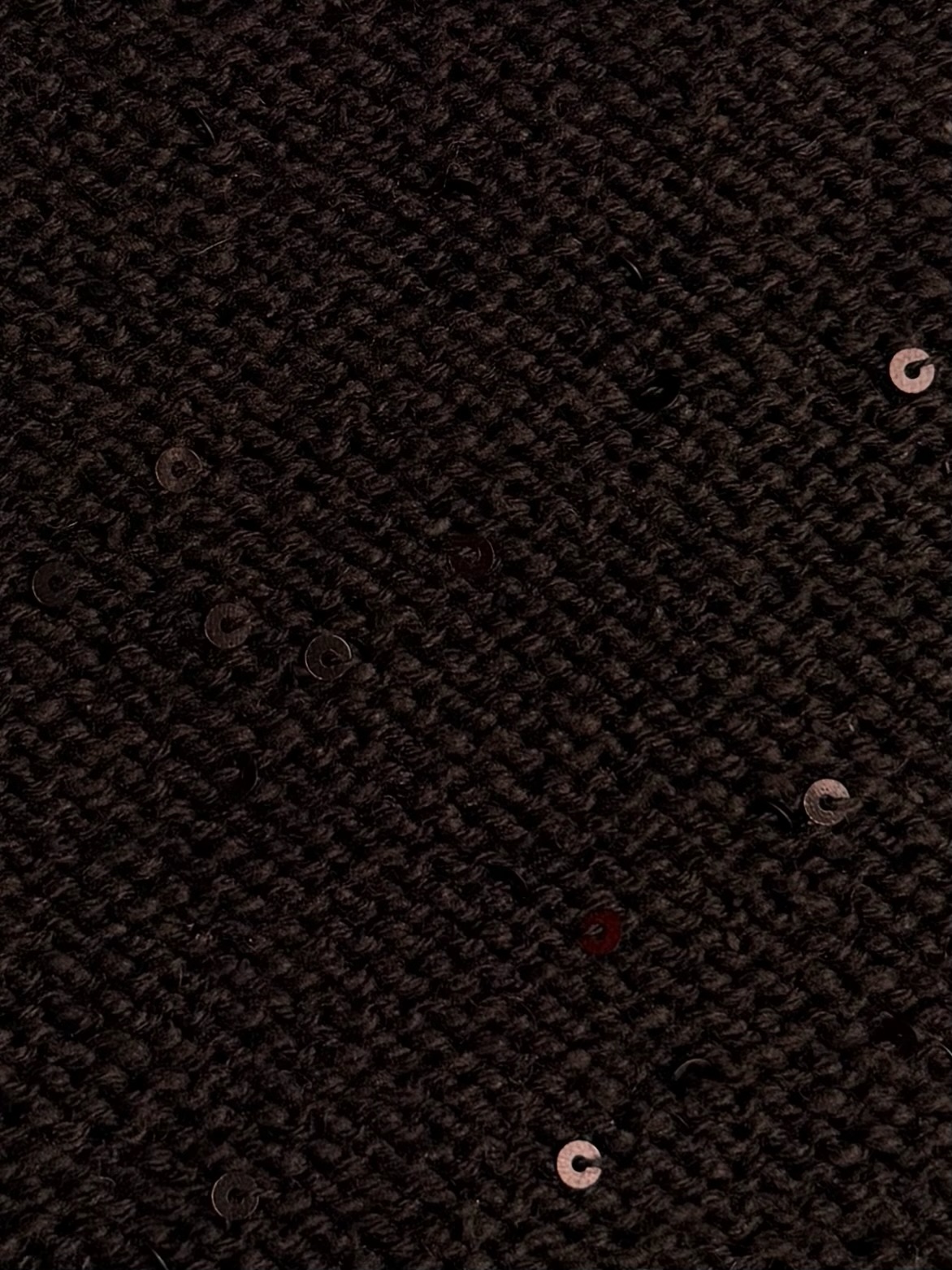 G&G Filati Rustico 440m/100g Laine mérinos et soie avec paillettes Chocolat photo 4